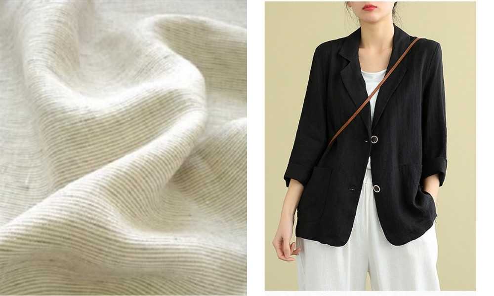 Vải Linen mang lại cảm giác mát mẻ dễ chịu trong những ngày oi bức