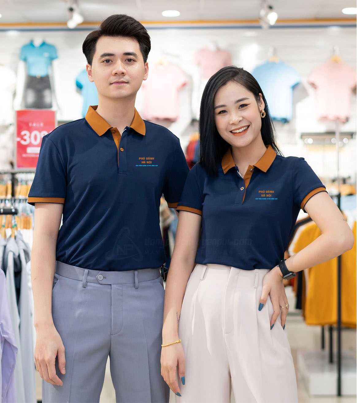 Áo thun đồng phục góp phần thể hiện phong cách và hình ảnh thương hiệu