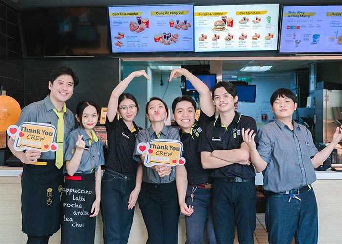 Đồng phục nhân viên McDonald’s