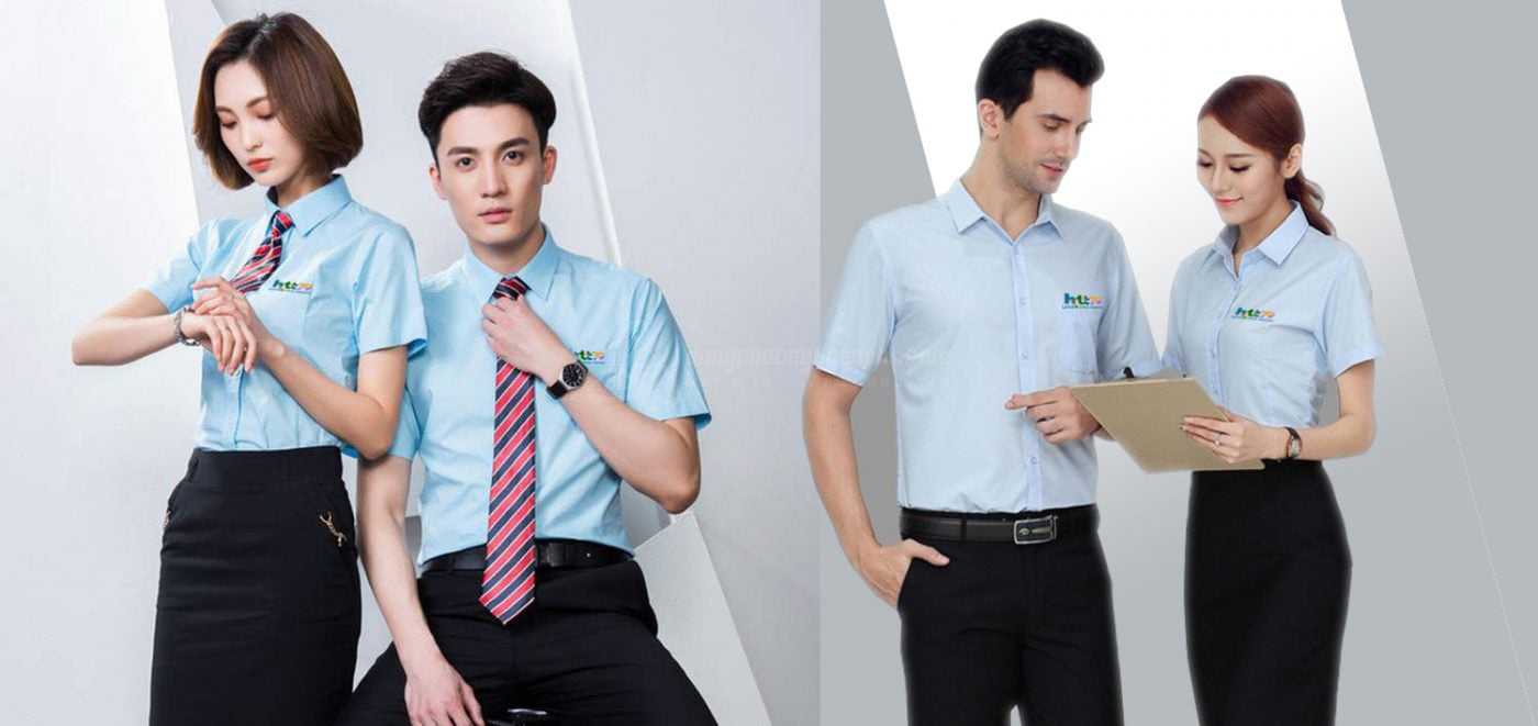 Sơ mi đồng phục tạo nên vẻ ngoài chỉn chu và lịch sự