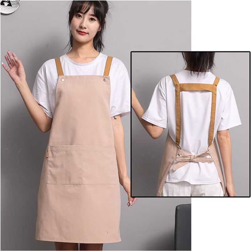Tạp dề yếm năng động, chuyên nghiệp