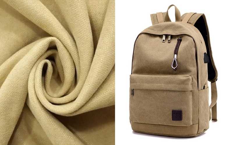 Vải Canvas mang lại vẻ ngoài mộc mạc, tự nhiên