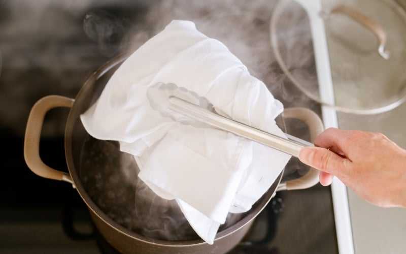 Sử dụng nước nóng để xử lý tình trạng gian-co