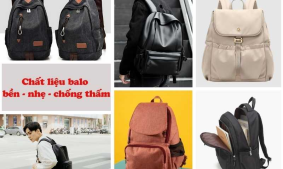 Mẹo chọn chất liệu balo bền - nhẹ - chống thấm