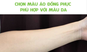 Bí quyết chọn màu áo đồng phục phù hợp với màu da