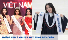 Những lưu ý khi đặt may băng đeo chéo