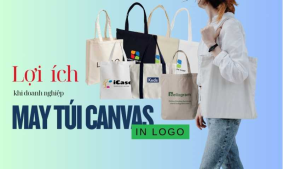 5 Lợi ích khi doanh nghiệp may túi canvas in logo